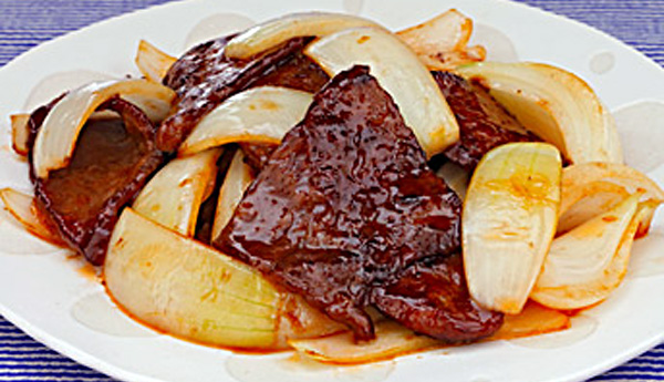 洋葱炒牛肉